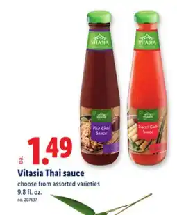 Lidl Vitasia Thai sauce offer