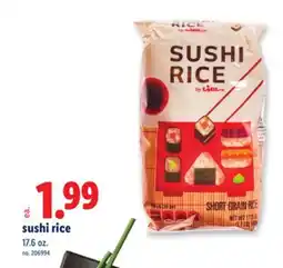 Lidl sushi rice offer