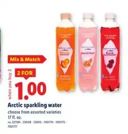 Lidl Arctic sparkling water offer