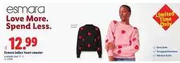 Lidl Esmara ladies' heart sweater offer
