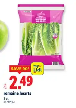 Lidl romaine hearts offer