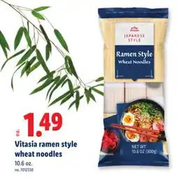 Lidl Vitasia ramen style wheat noodles offer