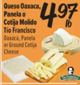 El Super Oaxaca, Panela or Ground Cotija Cheese offer