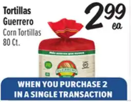 El Super Guerrero Corn Tortillas offer