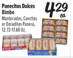 El Super Bimbo Mantecadas, Conchas or Doraditas Panera offer