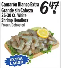 El Super 26-30Ct. White Shrimp Headless offer