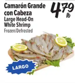 El Super Large Head-On White Shrimp offer