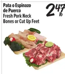 El Super Fresh Pork Neck Bones or Cut Up Feet offer