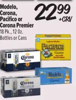 El Super Modelo, Corona, Pacifico or Corona Premier offer