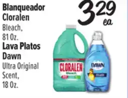 El Super Cloralen Bleach 81 Oz. Dawn Ultra Original Scent, 18 Oz offer