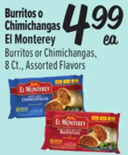 El Super Burritos or Chimichangas offer