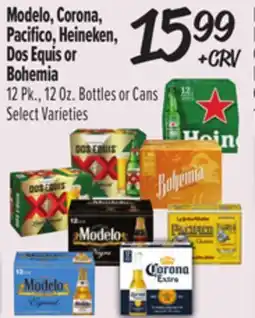 El Super Modelo, Corona, Pacifico, Heineken, Dos Equis or Bohemia offer
