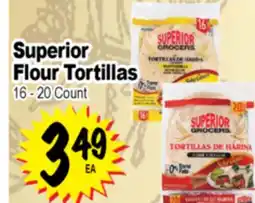 Superior Grocers Superior Flour Tortillas offer