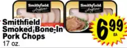 Superior Grocers Smithfield Smoked Bone-In Pork Chops offer