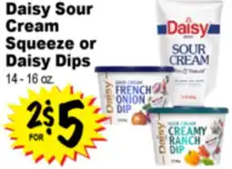 Superior Grocers Daisy Sour Cream Squeeze or Daisy Dips offer