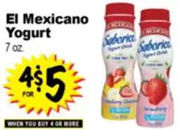 Superior Grocers El Mexicano Yogurt offer