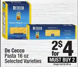 Super King Markets De Cecco Pasta offer