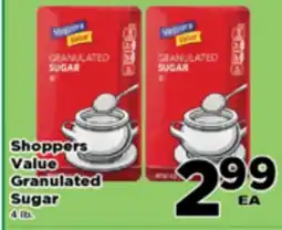 Superior Grocers Shoppers Value Granulated Sugar offer