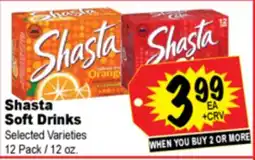 Superior Grocers Shasta Soft Drinks offer