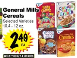 Superior Grocers General Mills Cereals offer