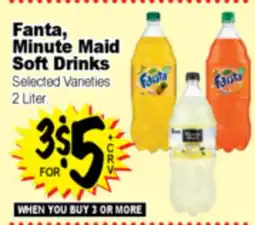 Superior Grocers Fanta, Minute Maid Soft Drinks offer