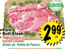 Superior Grocers Pork Butt Steak offer