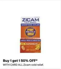 CVS Zicam cold relief. offer
