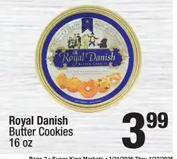 Super King Markets Royal Danish Butter Cookies offer