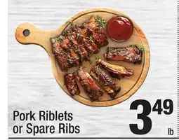 Super King Markets Pork Riblets or Spare Ribs offer