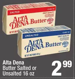 Super King Markets Alta Dena Butter Salted or Unsalted offer