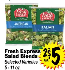 Superior Grocers Fresh Express Salad Blends offer