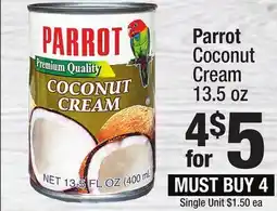 Super King Markets Parrot Coconut Cream offer