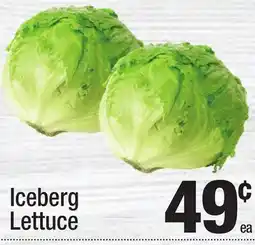 Super King Markets Iceberg Lettuce offer