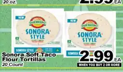 Superior Grocers Sonora Soft Taco Flour Tortillas offer