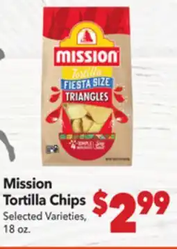 Vallarta Supermarkets Mission Tortilla Chips offer