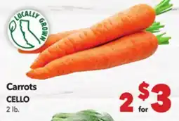 Vallarta Supermarkets Carrots / CELLO offer