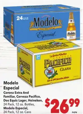 Vallarta Supermarkets Modelo Especial offer