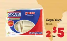 Vallarta Supermarkets Goya Yuca offer