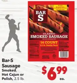 Vallarta Supermarkets Bar-S Sausage offer