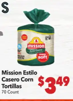 Vallarta Supermarkets Mission Estilo Casero Corn Tortillas offer