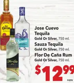 Vallarta Supermarkets Jose Cuevo Tequila offer