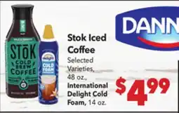 Vallarta Supermarkets Stok Iced Coffee offer