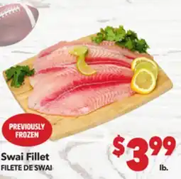 Vallarta Supermarkets Swai Fillet / FILETE DE SWAI offer