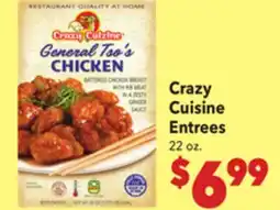 Vallarta Supermarkets Crazy Cuisine Entrees offer
