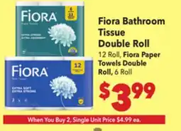 Vallarta Supermarkets Fiora Bathroom Tissue offer