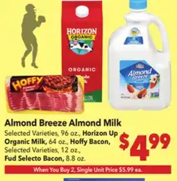 Vallarta Supermarkets Almond Breeze Almond Milk offer
