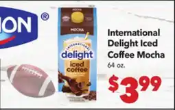 Vallarta Supermarkets International Delight Iced Coffee Mocha offer