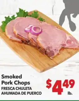 Vallarta Supermarkets Smoked Pork Chops/FRESCA CHULETA AHUMADA DE PUERCO offer