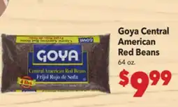 Vallarta Supermarkets Goya Central American Red Beans offer