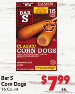 Vallarta Supermarkets Bar S Corn Dogs offer